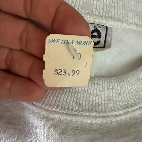 Vintage Deadstock Lee USSR Sweatshirt – Rare 80s Graphic Pullover – Sz L - Picture 6 of 6